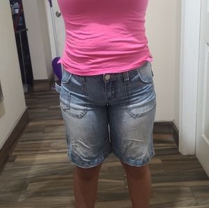 Jean Knee Shorts